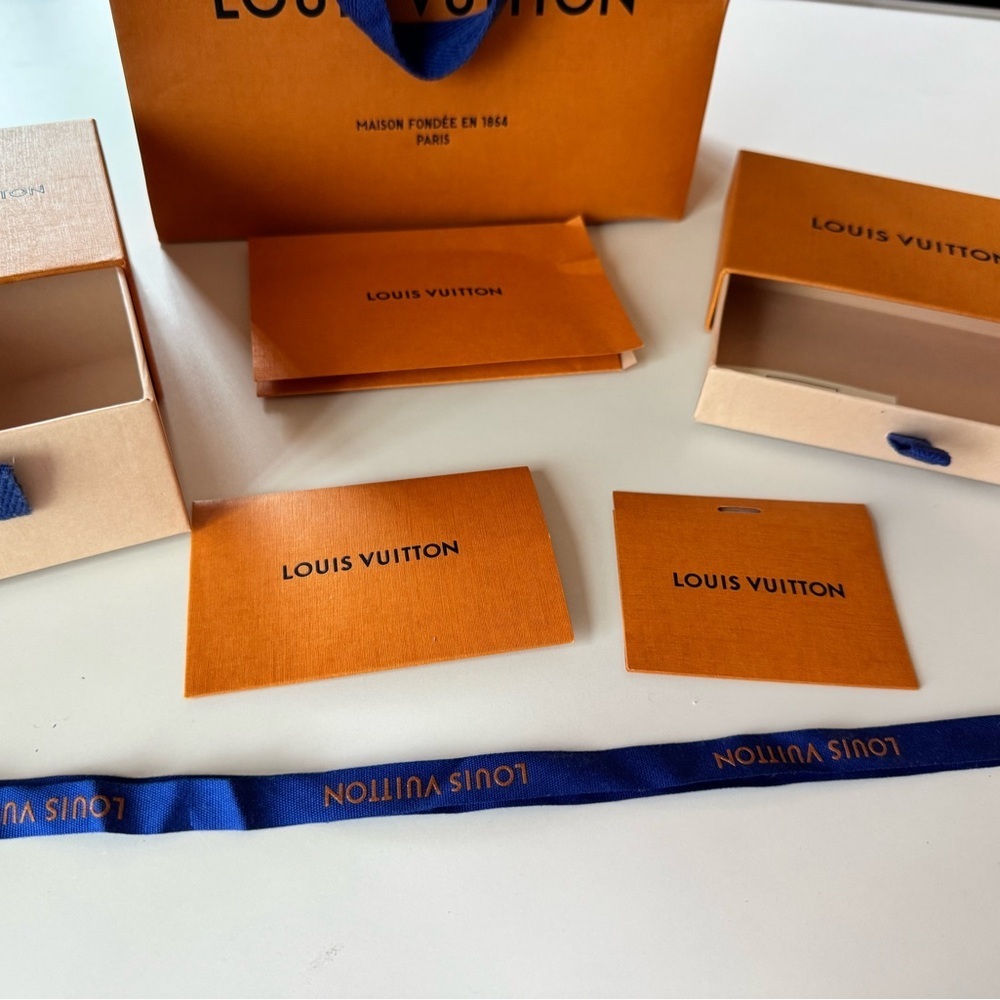 Louis Vuitton Orange and Blue packaging Set - Picture 2 of 5